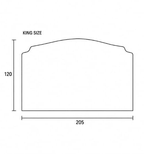 Talla King — 205 cm de ancho