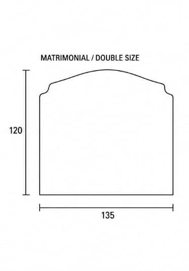 Talla Matrimonial — 135 cm de ancho